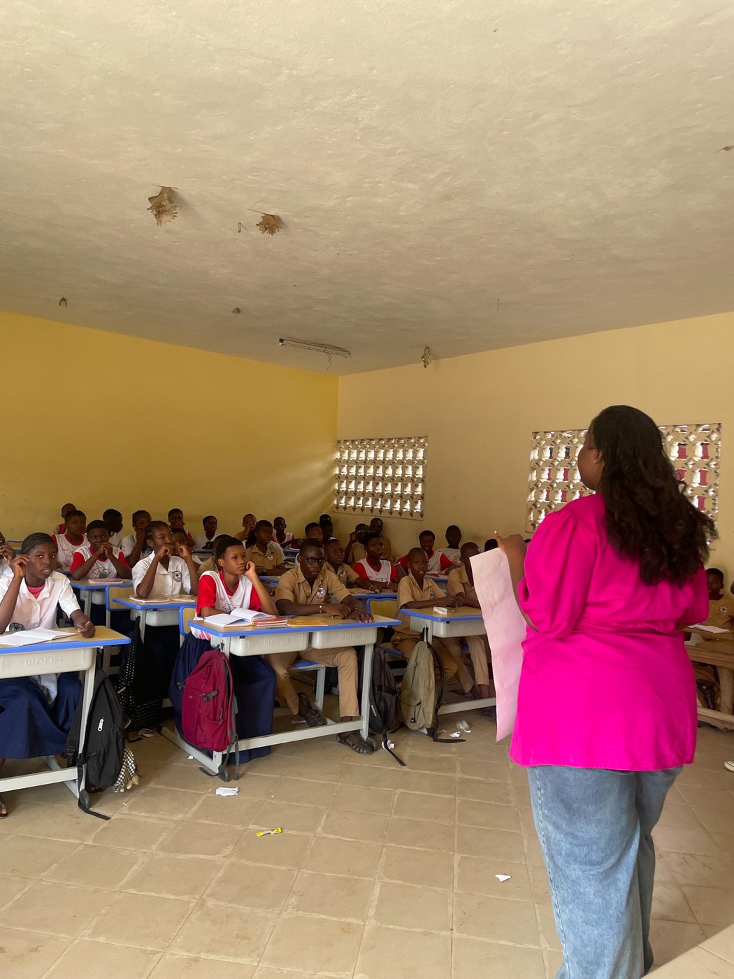 Intervention auprès de jeunes en classe